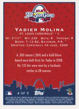 2009 Topps - All-Star Fanfest #4 Yadier Molina Back