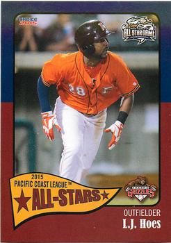2015 Choice Pacific Coast League All-Stars #12 L.J. Hoes Front