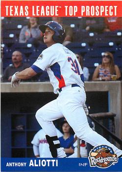 2013 Grandstand Texas League Top Prospects #NNO Anthony Aliotti Front