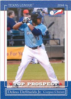2014 Grandstand Texas League Top Prospects #NNO Delino DeShields Jr. Front