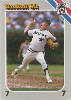1990 Interpretive Marketing Baseball Wit - Unnumbered #NNO Mike Scott Front