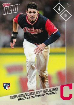 2017 Topps Now Players Weekend #PW-34 Bradley Zimmer Front
