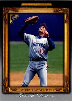 1998 Topps Gallery - Player's Private Issue Auction 75 Point #NNO Mark Grace Front