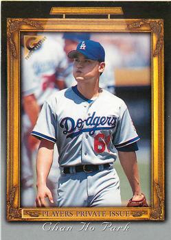 1998 Topps Gallery - Player's Private Issue Auction 75 Point #NNO Chan Ho Park Front