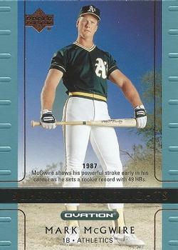 2002 Upper Deck Ovation #115 Mark McGwire Front