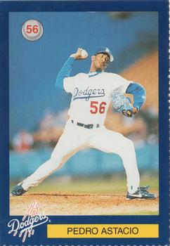 1996 Los Angeles Dodgers Police #56 Pedro Astacio Front