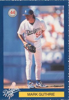 1996 Los Angeles Dodgers Police #44 Mark Guthrie Front