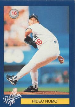 1996 Los Angeles Dodgers Police #16 Hideo Nomo Front