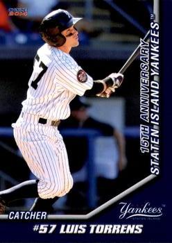 2014 Choice Staten Island Yankees #32 Luis Torrens Front
