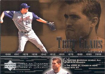 2002 Upper Deck Piece of History #1 Troy Glaus Front