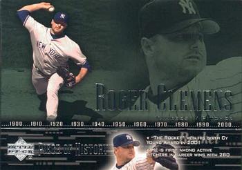 2002 Upper Deck Piece of History #41 Roger Clemens Front