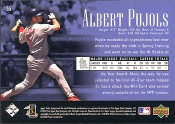 2002 Upper Deck Piece of History #55 Albert Pujols Back