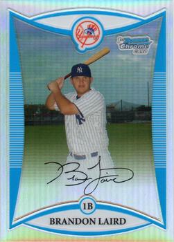 2008 Bowman Chrome - Prospects Refractor #BCP225 Brandon Laird Front
