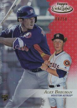 2017 Topps Gold Label - Class 2 Red #21 Alex Bregman Front