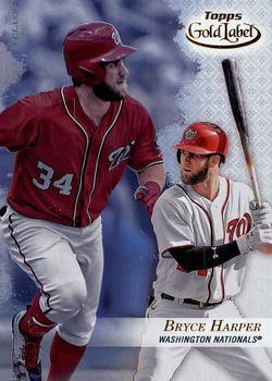 2017 Topps Gold Label - Class 3 #1 Bryce Harper Front