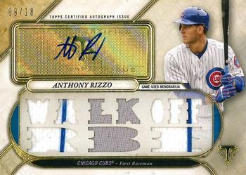 2017 Topps Triple Threads - Autograph Relics #TTAR-AR1 Anthony Rizzo Front