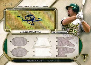 2017 Topps Triple Threads - Autograph Relics #TTAR-MMC1 Mark McGwire Front