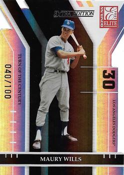 2004 Donruss Elite Extra Edition - Turn of the Century #213 Maury Wills Front