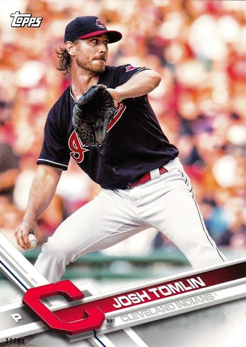 2017 Topps Cleveland Indians 5x7 #CLE-2 Josh Tomlin Front