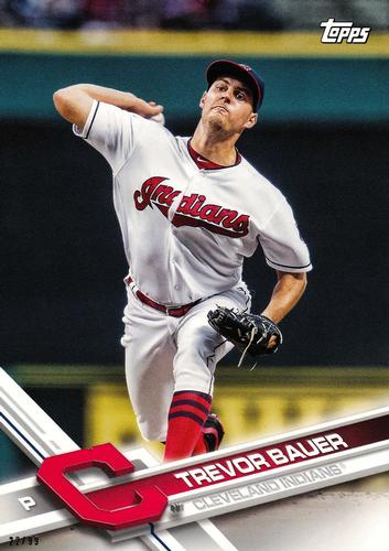 2017 Topps Cleveland Indians 5x7 #CLE-4 Trevor Bauer Front