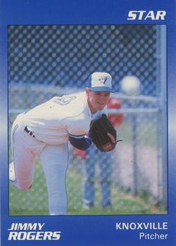 1989 Star Knoxville Blue Jays - Platinum #18 Jimmy Rogers Front