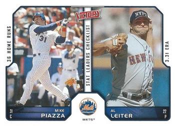 2002 Upper Deck Victory #414 Mike Piazza / Al Leiter Front
