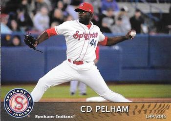 2016 Grandstand Spokane Indians #44 CD Pelham Front