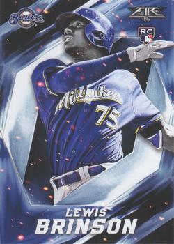 2017 Topps Fire #84 Lewis Brinson Front