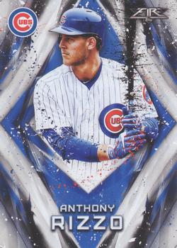 2017 Topps Fire #124 Anthony Rizzo Front