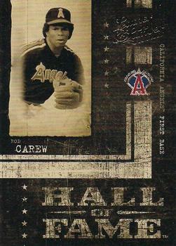 2004 Donruss Leather & Lumber - Hall of Fame #HF-9 Rod Carew Front