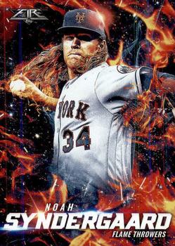 2017 Topps Fire - Flame Throwers #FT-8 Noah Syndergaard Front