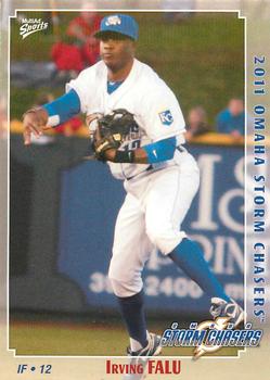2011 MultiAd Omaha Storm Chasers #5 Irving Falu Front