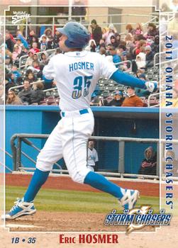 2011 MultiAd Omaha Storm Chasers #33 Eric Hosmer Front