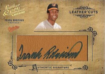 2004 Donruss Leather & Lumber - Leather Cuts Glove Autographs #LC-17 Frank Robinson Front