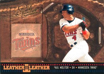 2004 Donruss Leather & Lumber - Leather in Leather #LEL-38 Paul Molitor Front