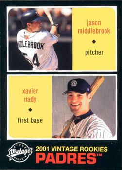 2002 Upper Deck Vintage #233 Jason Middlebrook / Xavier Nady Front