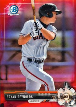 2017 Bowman Chrome - Prospects Red Refractor #BCP204 Bryan Reynolds Front