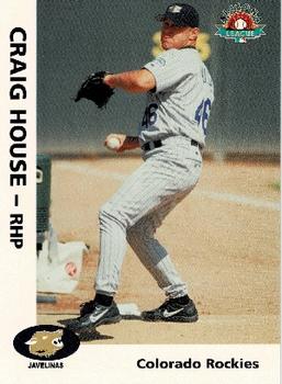 2000 Arizona Fall League Prospects #18 Craig House Front