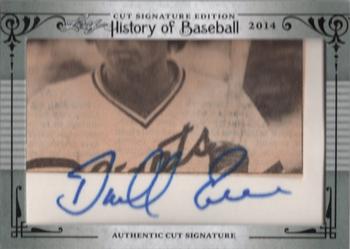 2014 Leaf Cut Signature History of Baseball Edition #NNO Darrell Evans Front