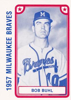 1980 TCMA 1957 Milwaukee Braves #005 Bob Buhl Front