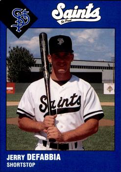 1993 St. Paul Saints #NNO Jerry DeFabbia Front
