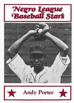1984 Decathlon Negro League Baseball Stars #15 Andy Porter Front