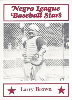 1984 Decathlon Negro League Baseball Stars #26 Larry Brown Front