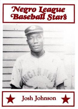 1984 Decathlon Negro League Baseball Stars #63 Josh Johnson Front