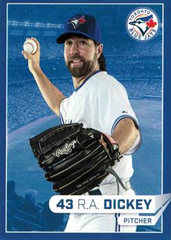 2015 Toronto Blue Jays Fire Safety #NNO R.A. Dickey Front