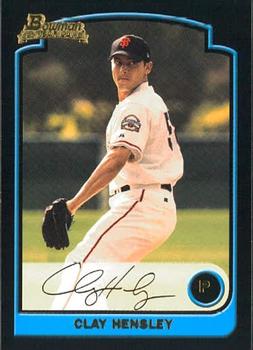 2003 Bowman #232 Clay Hensley Front