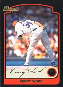 2003 Bowman #58 Kerry Wood Front