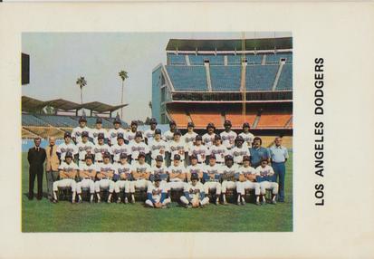 1980 Los Angeles Dodgers Police #NNO Team Photo Front