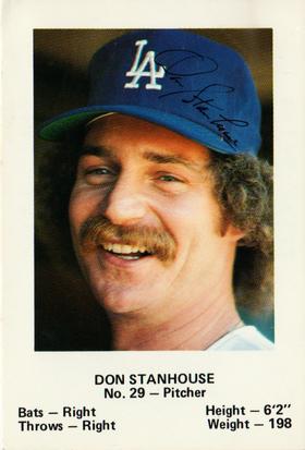 1980 Los Angeles Dodgers Police #NNO Don Stanhouse Front