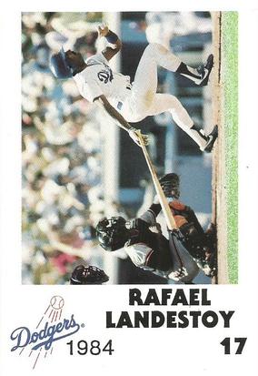 1984 Los Angeles Dodgers Police #NNO Rafael Landestoy Front